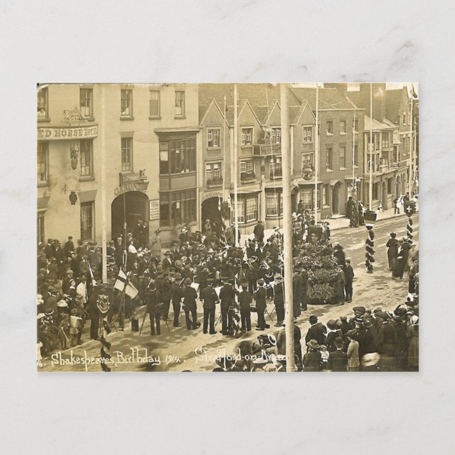 Cartão postal, Bridge Street, Stratford-upon-Avon (Frente)