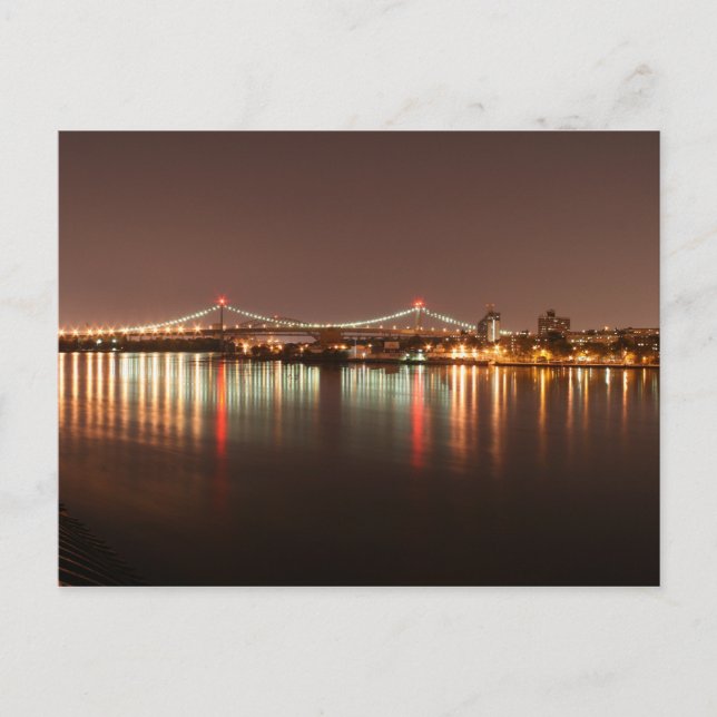 CARTÃO POSTAL BRIDGE TRIBOROUGH, NYC (Frente)