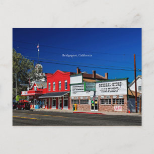 Cartão Postal Bridgeport California rotulada como fotografia