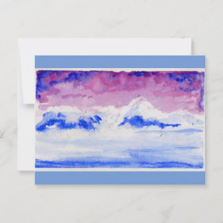 Cartão Postal Bridger Mounters Watercolor