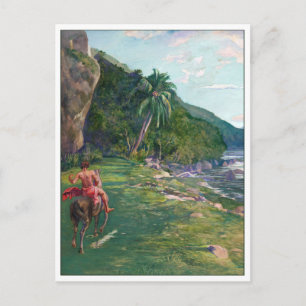 Cartão Postal Bridle Path Tahiti por La Farge