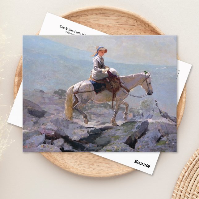 Cartão Postal Bridle Path White Mountain Winslow Homer (Criador carregado)