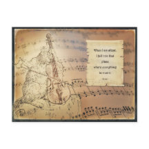 Briefkaart conheceu Rumi - Tudo é música