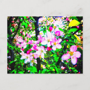 CARTÃO POSTAL BRIGHT BLOSSOMS