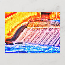 CARTÃO POSTAL BRIGHT DO KENT LAKE DAM