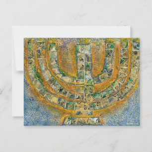 Cartão Postal Bright Menorah