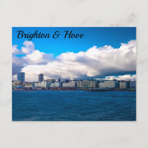 Cartão Postal Brighton e Hove Seafront tirados de Pier
