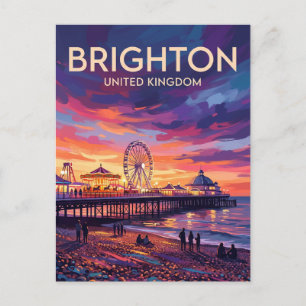 Cartão Postal Brighton Reino Unido