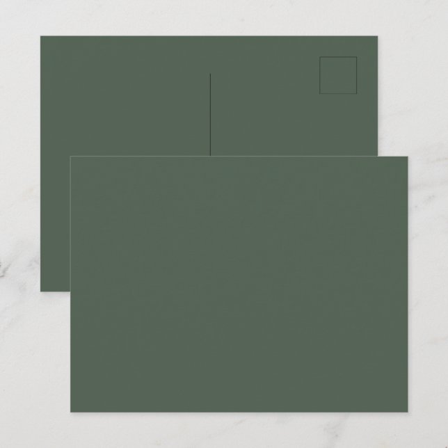 Cartão postal brilhante de Ashwood Moss para mensa (Frente/Verso)