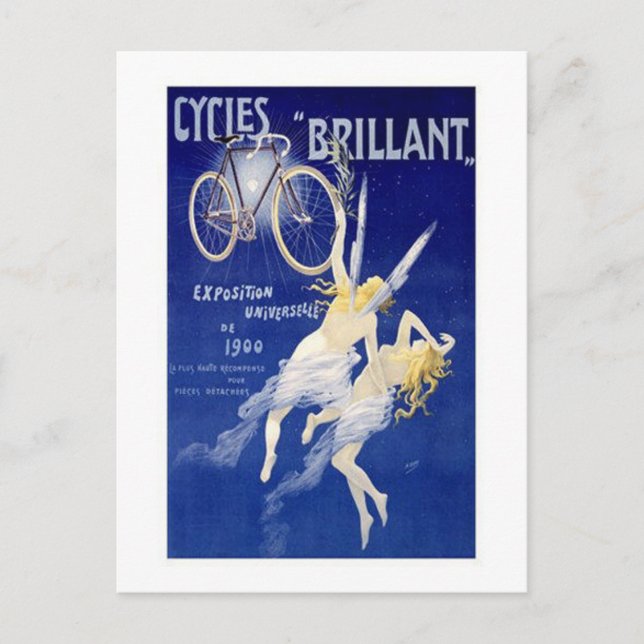 Cartão Postal Brilhante de Ciclos (Frente)