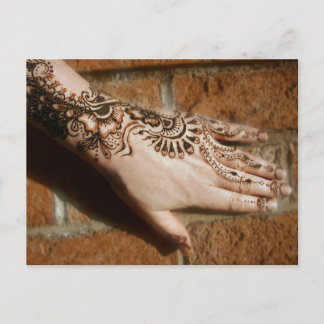 Cartão Postal Brilhante e picadas