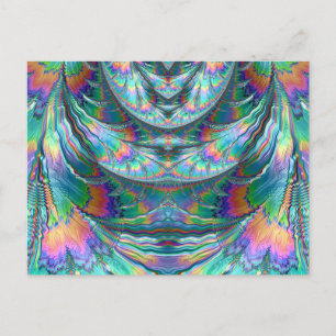 Cartão Postal Brilhante!~ Oozinhando Pastéis ~ 3D Design Fractal