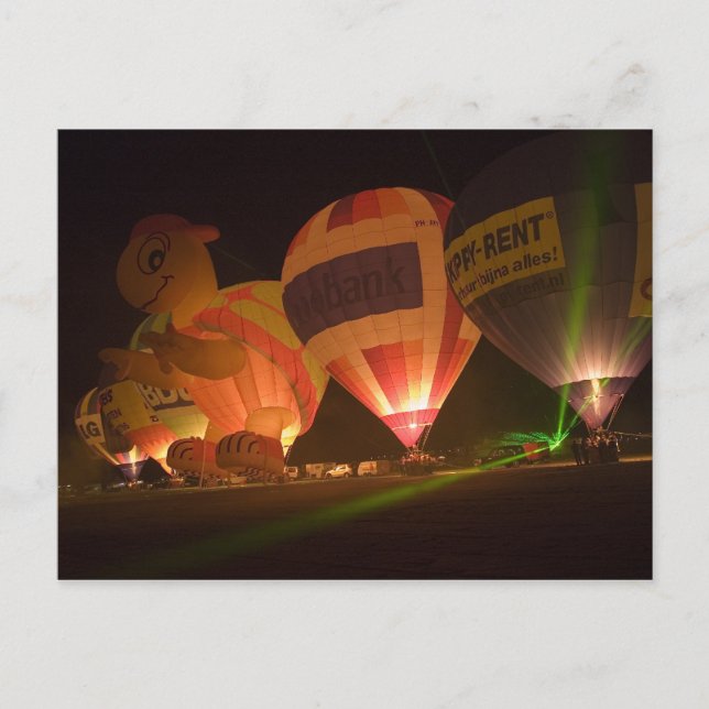 Cartão Postal Brilho do balão 1 (Frente)