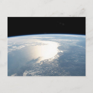 Cartão Postal Brilho do Sol Reflete Sobre o Golfo do México
