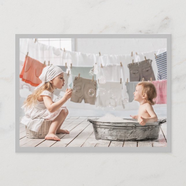 Cartão postal - Brincadeira de criança (Frente)