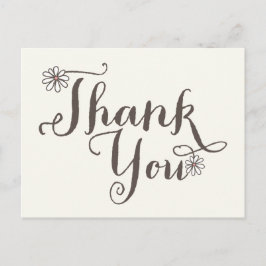 Cartão Postal Brincadeiras da Daisie, Aniversário, Obrigado