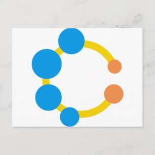 Cartão Postal brinquedo rattle