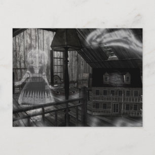 Cartão Postal Brinquedos no sótão