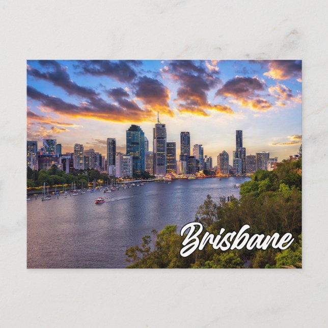 Cartão Postal Brisbane, Austrália (Frente)