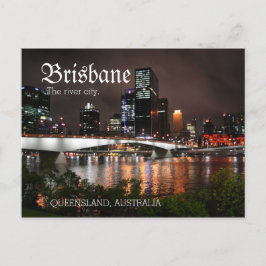 Cartão Postal Brisbane Queensland Austrália a cidade do rio