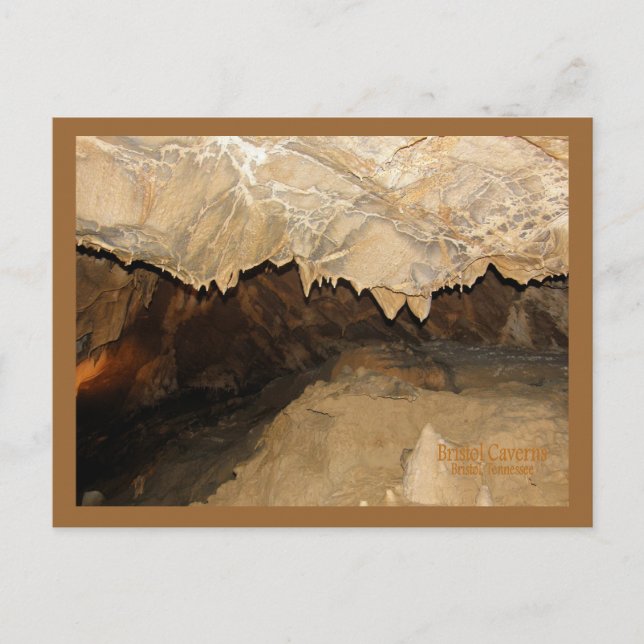 Cartão Postal Bristol Caverns (Frente)