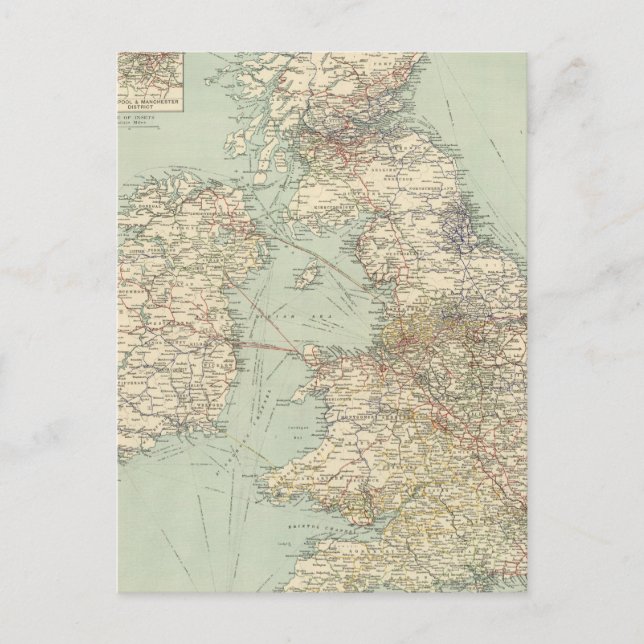 Cartão Postal British Isles (Frente)