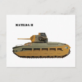 Cartão Postal British Matilda II Infantry Tank
