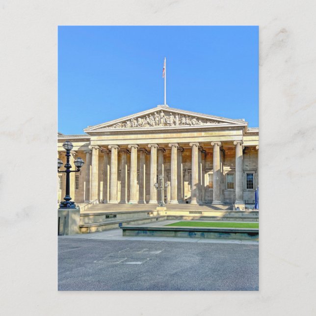 Cartão Postal British Museum, Bloomsbury, London UK Postcard (Frente)