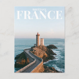Cartão Postal Brittany, farol da França