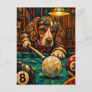 Cartão Postal Brittany, Mosaico Geométrico