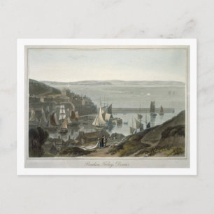 Cartão Postal Brixham, Torbay, Devon, do volume VIII da "A Voy"