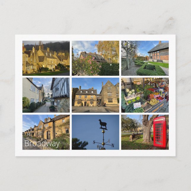 Cartão Postal Broadway (Frente)