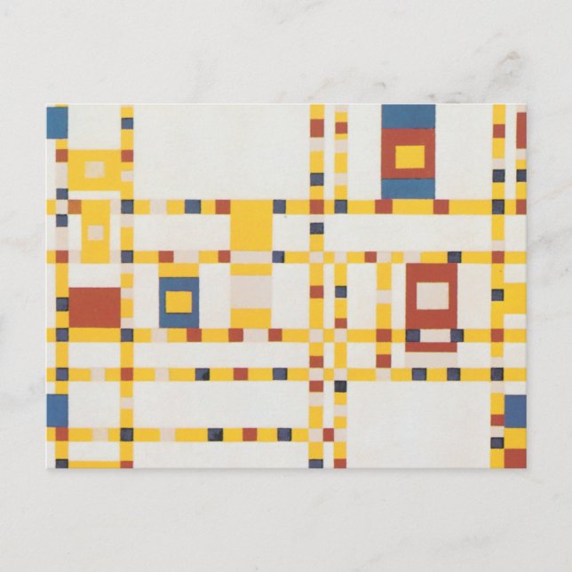 Cartão Postal Broadway Boogie Woogie (Frente)