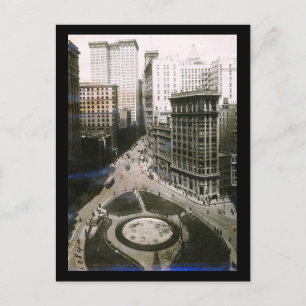 Cartão Postal Broadway, Nova Iorque 1911 Vintage