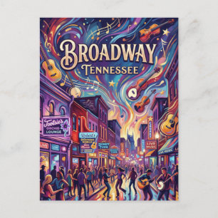 Cartão Postal Broadway Tennessee