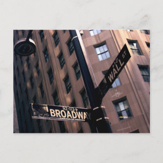 Cartão Postal Broadway/Wallstreet