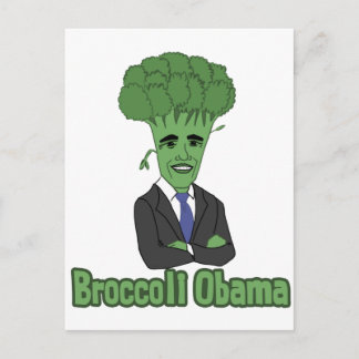 Cartão Postal Broccoli Obama