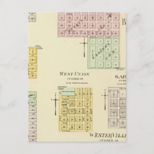 Cartão Postal Broken Bow, Nebraska