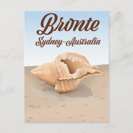 Cartão Postal Bronte, Sydney, Austrália estilo de viagem vintage
