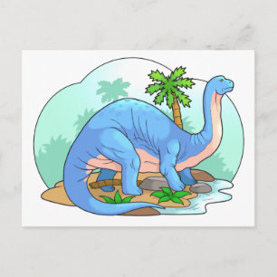 Cartão Postal brontossauro