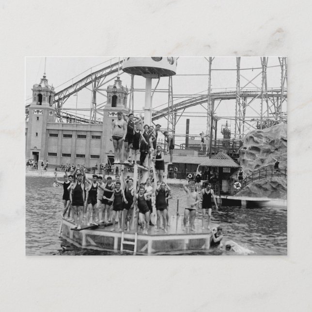 Cartão Postal Bronx Amusement Park, 1920 (Frente)