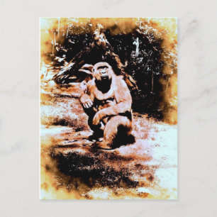 Cartão Postal Bronx Gorilla