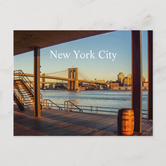 Cartão postal Brookly Bridge (Frente)