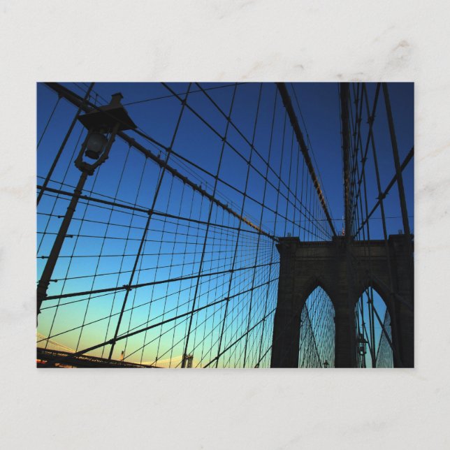 Cartão postal Brooklyn Bridge (Frente)