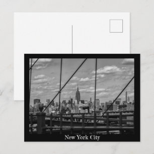 Cartão Postal Brooklyn Bridge, Nova Iorque postal
