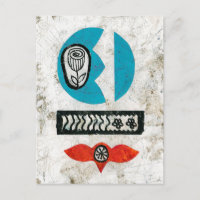 Cartão postal Brought You A Flower