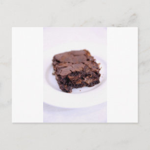 Cartão Postal Brownie Saboroso