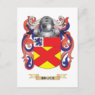 Cartão Postal Bruce Casaco de Braços (Crest Familiar)
