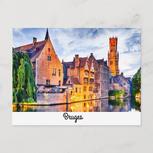 Cartão Postal Bruges (Frente)