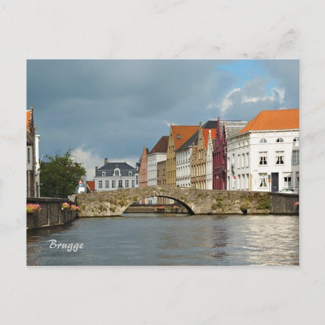 Cartão Postal Brugge, Bélgica (Frente)